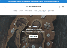 Tablet Screenshot of jameshance.com